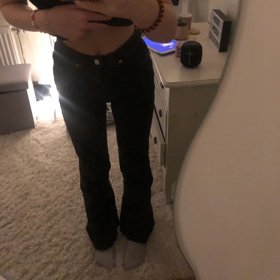 Svarta jeans