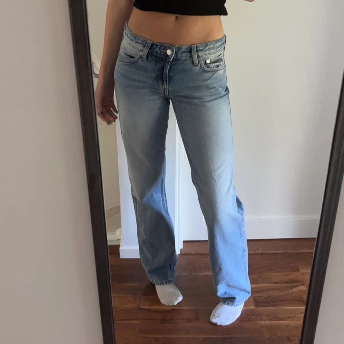 Lågmidjade jeans
