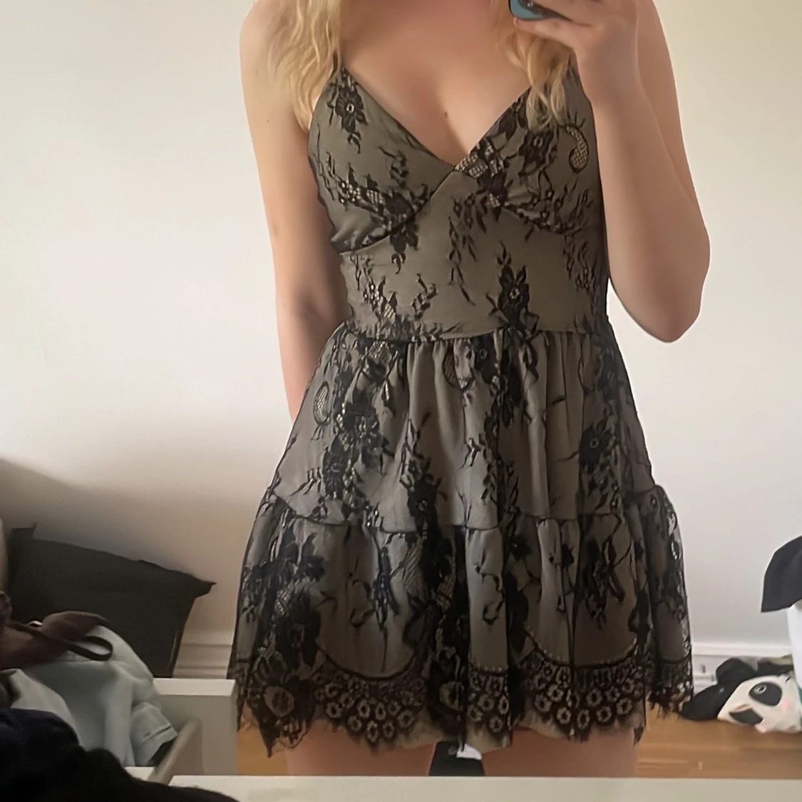 Spets klänning - 90