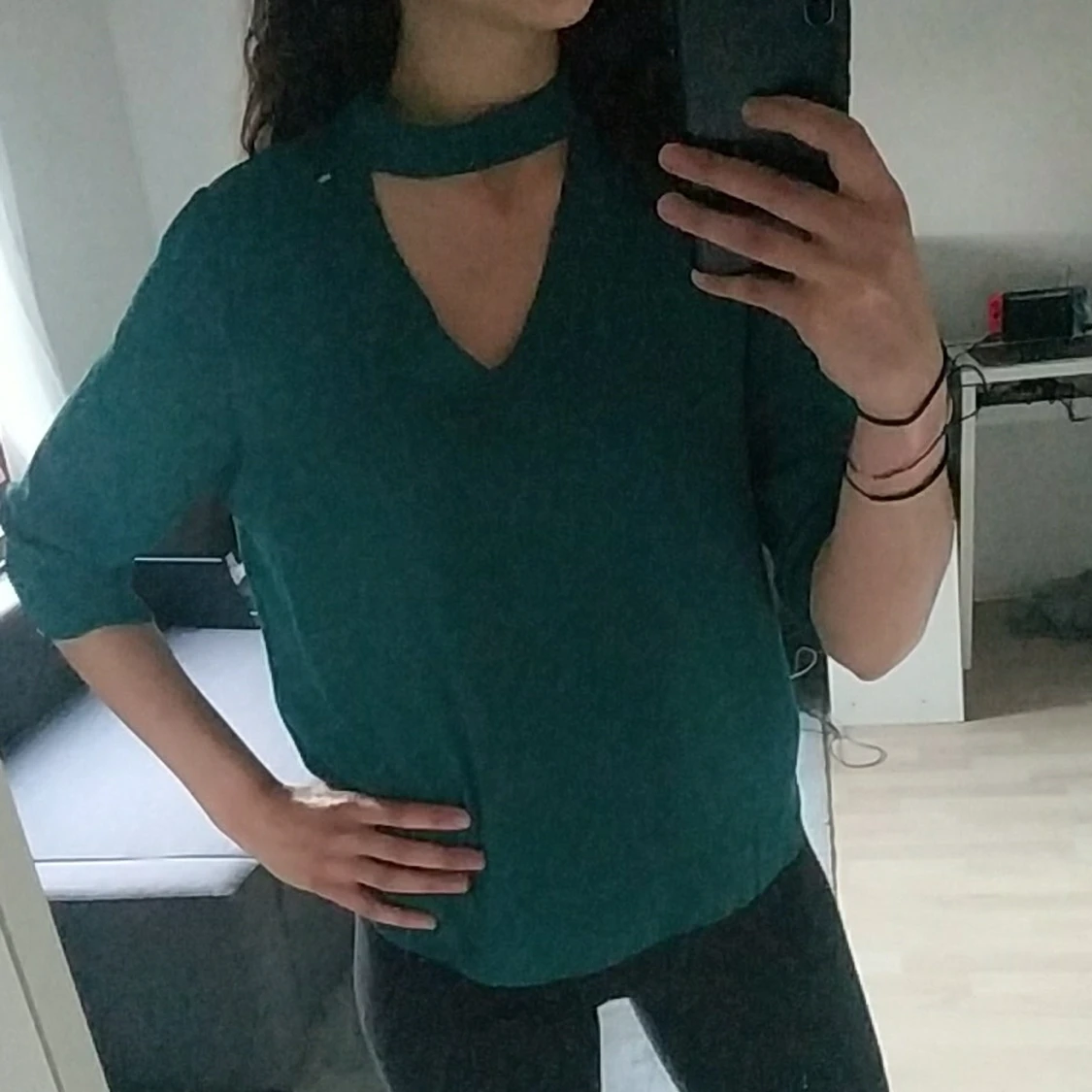 Atmosphere blus, grön, S