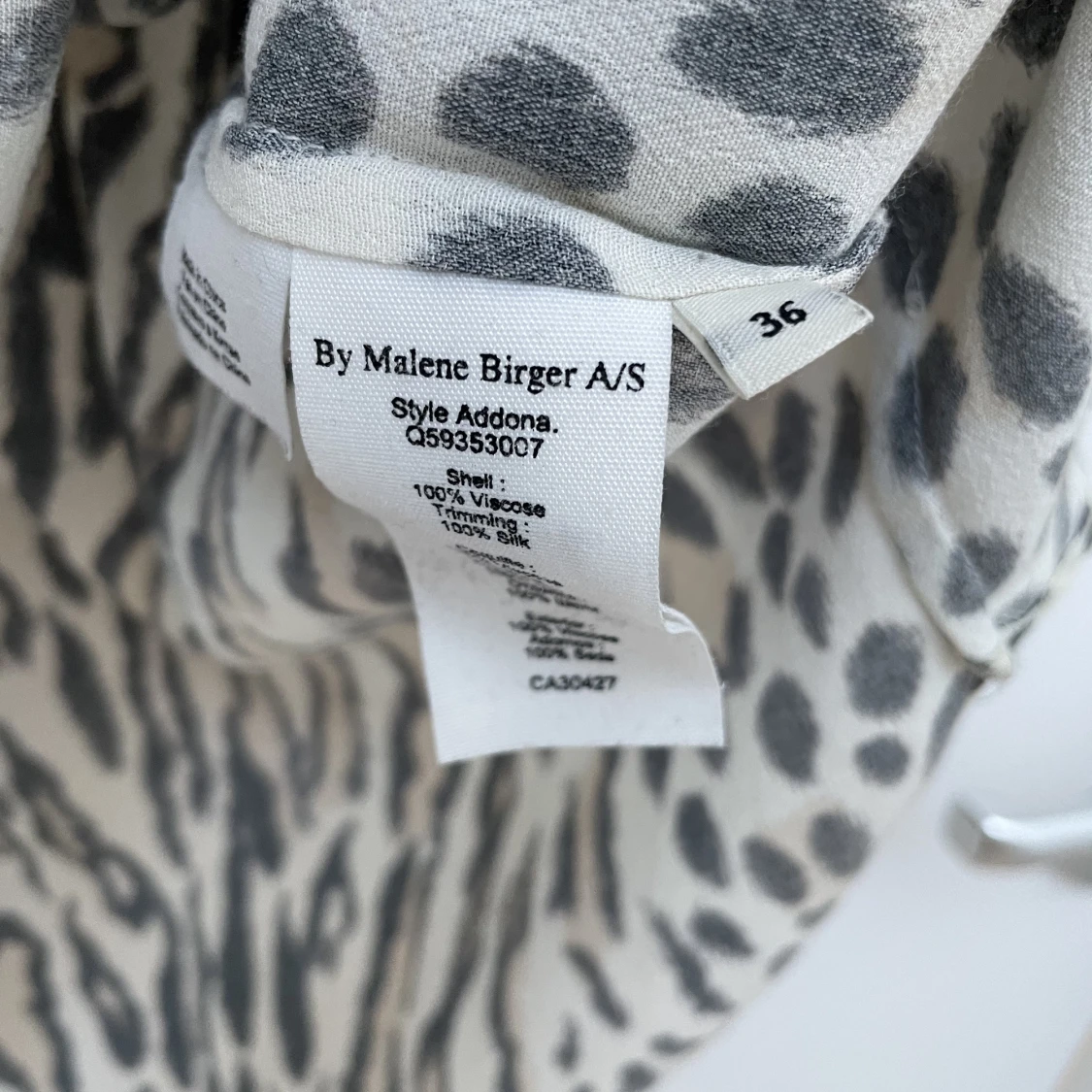 Leopardmönstrad topp Malene - 91