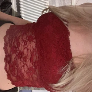 Topp - Röd topp, använd 1 gång!:)