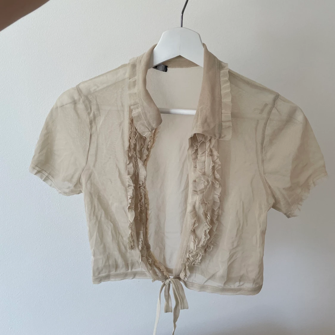 Transparent topp, secondhand, strl S