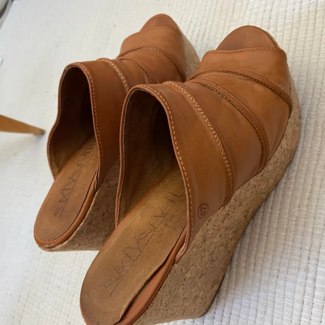 Bruna läderskor Strl 40  - 90