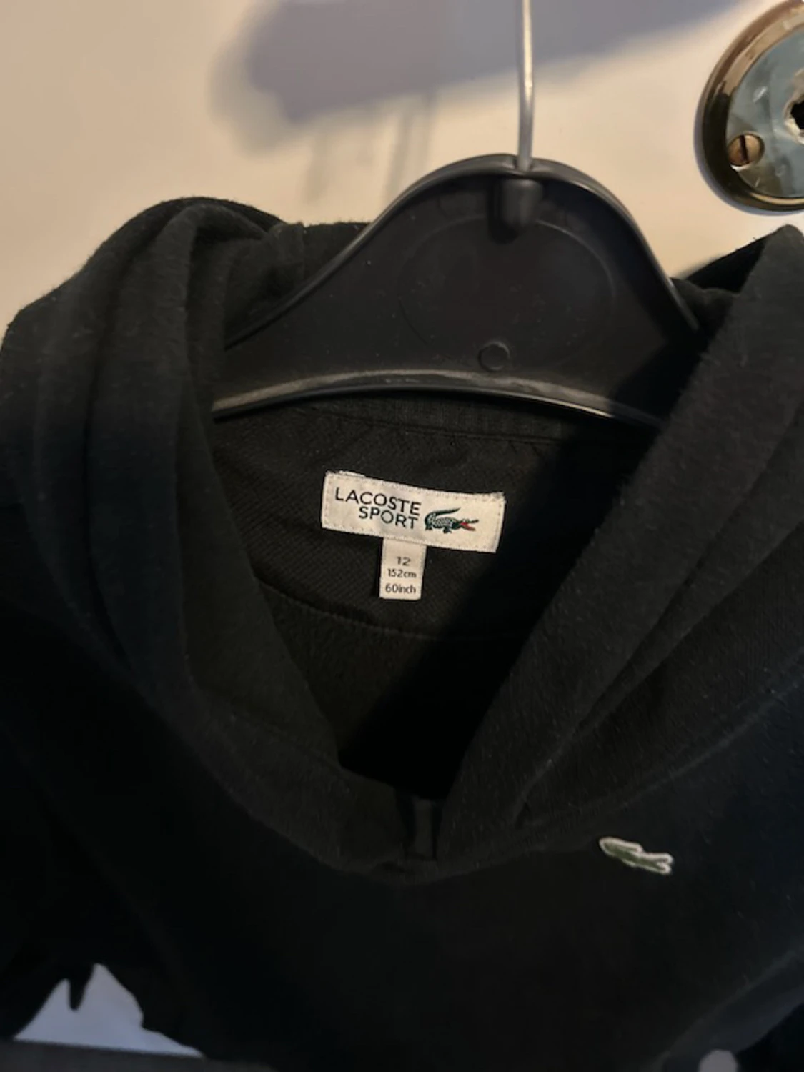 Lacoste hoodie svart - 90