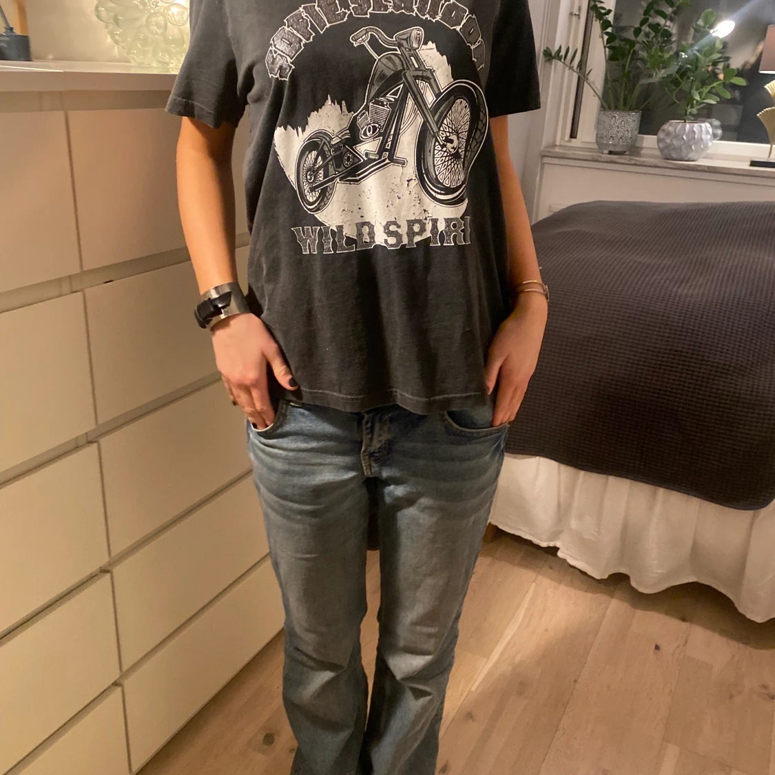 T-shirt med tryck - 90