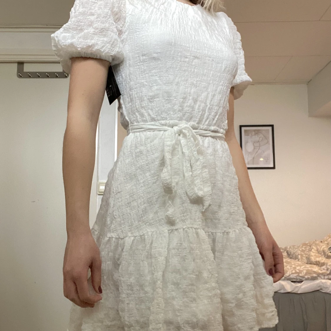 Vit klänning  - 90