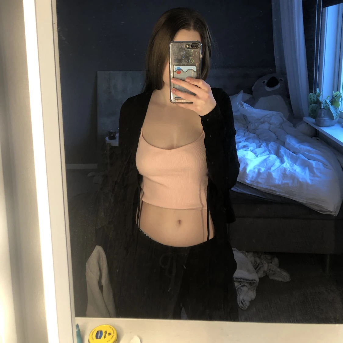 Ribbad knyttopp - 90