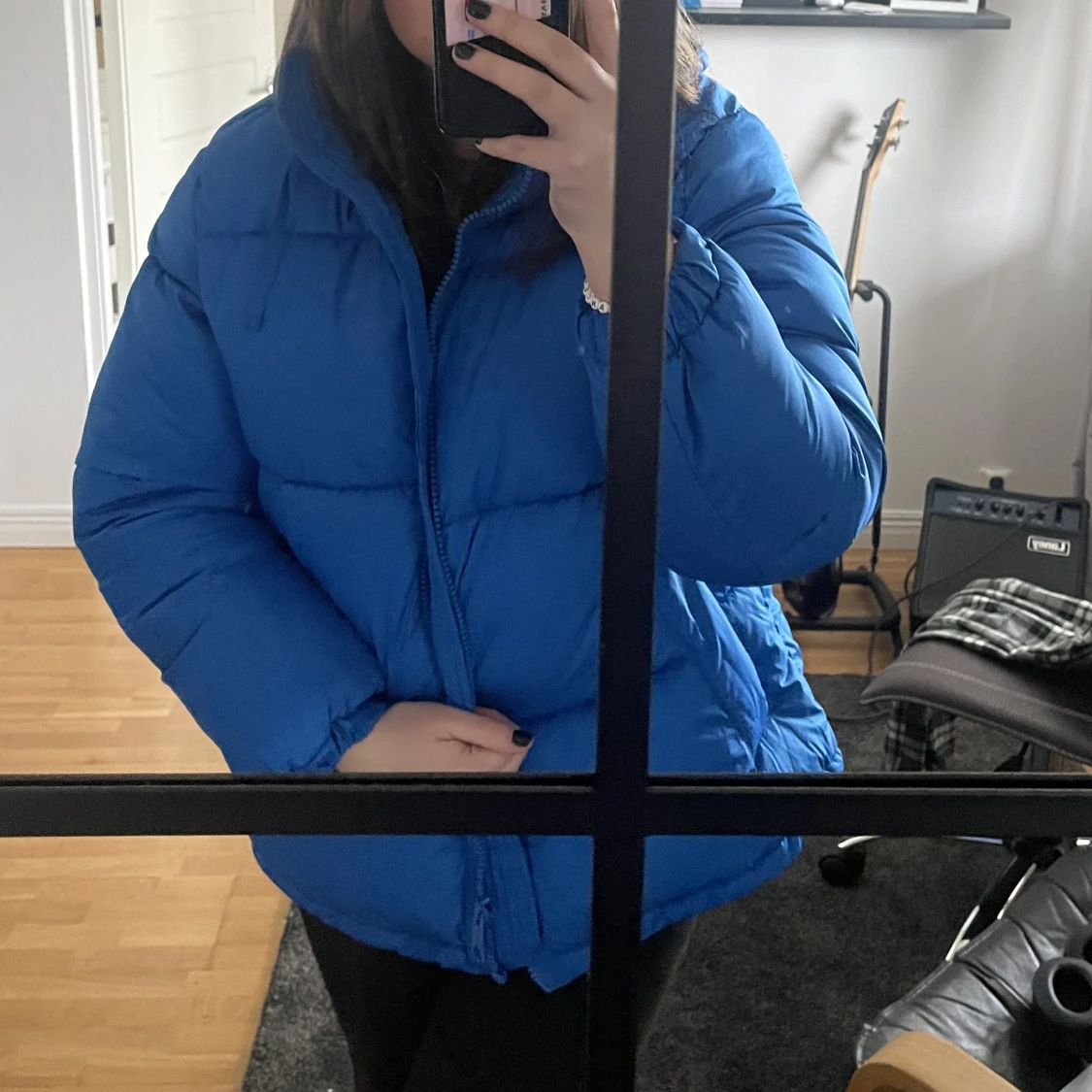 Blå Pufferjacket från hm - 91