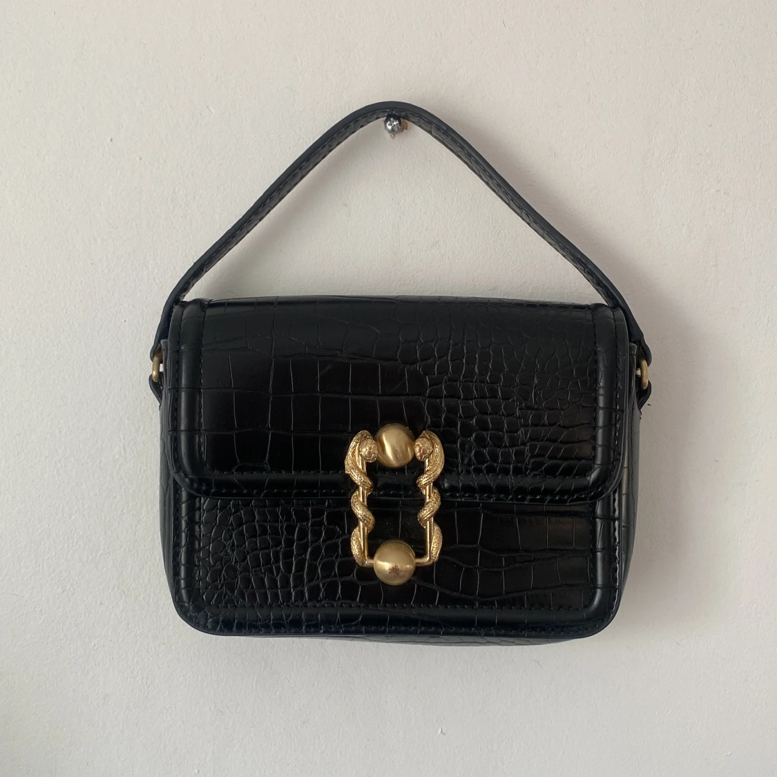 gullig krokodilmönstrad väska  - 90