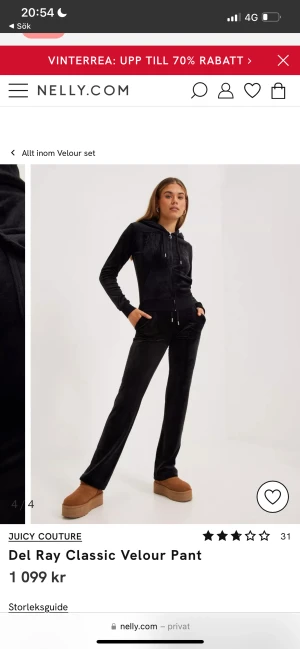 Juicy set - Svart juicy coutore sett inte använt mycket (byxor&kofta) strl S på båda