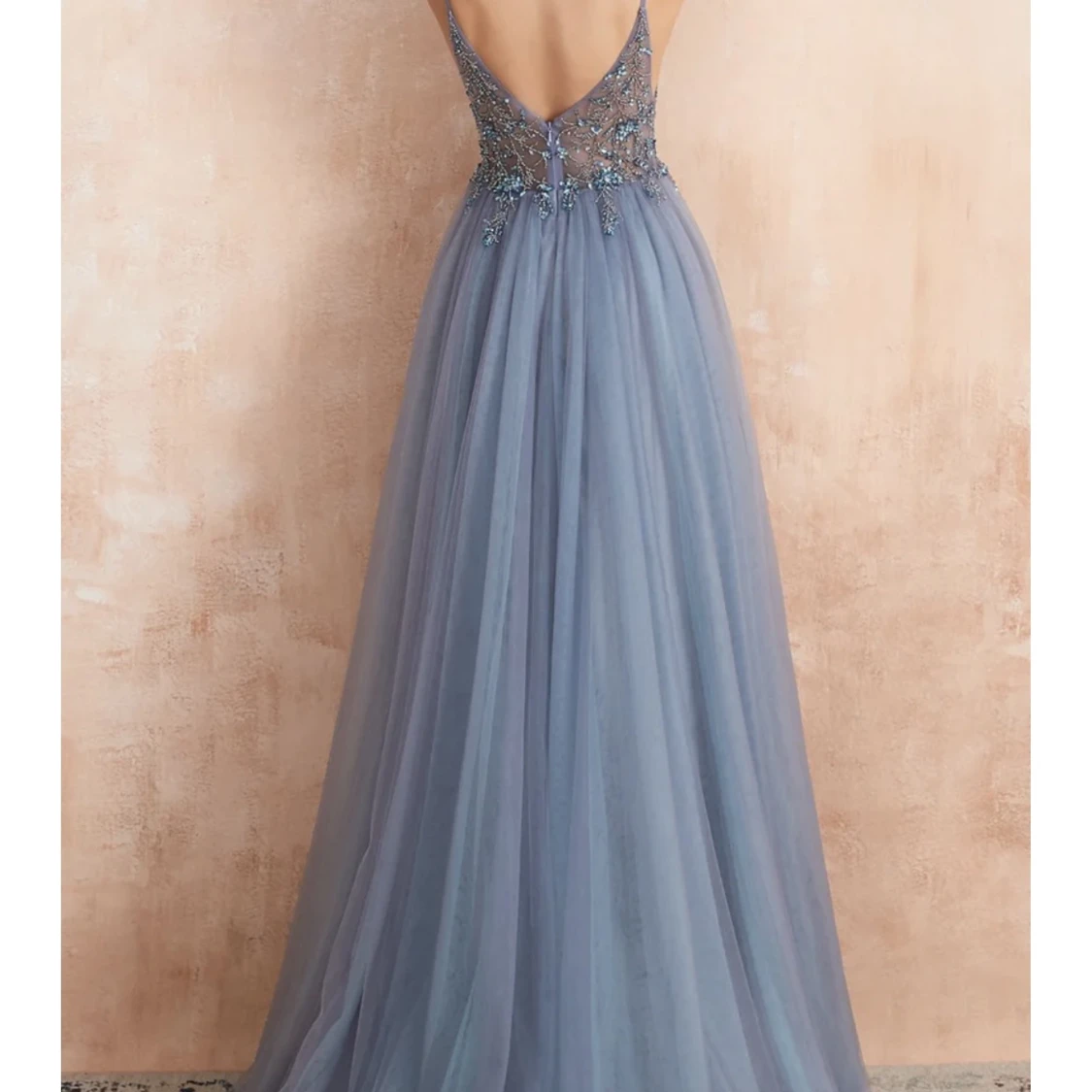 Blå klänning  - 91