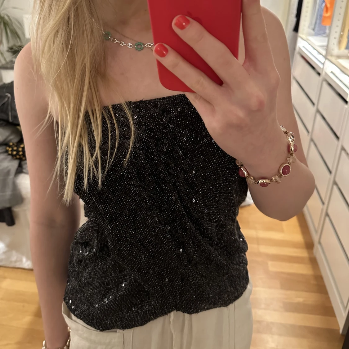 Topp / kjol med paljetter