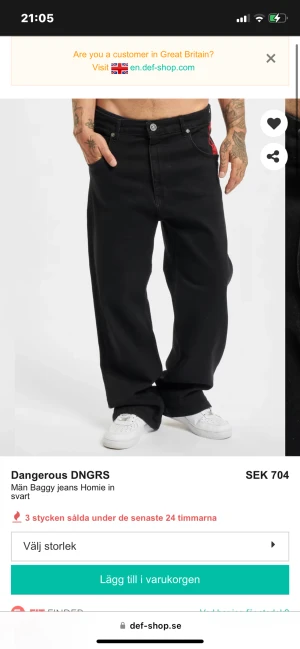 Baggy Jeans - Dngrs jeans köpta för 700. Nyskick aldrig använda. W:32 L:32