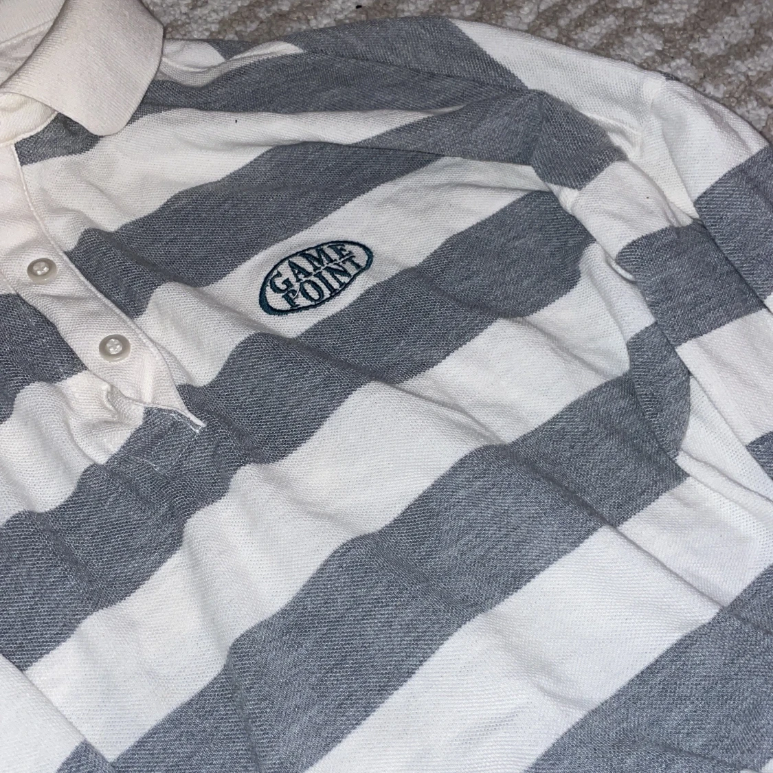 Croppad pikétröja  - 90