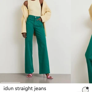 Idun straight jeans i storlek 40 skulle säga att dom passar 38 också  - Gröna snygga jeans från Gina Tricot. Har tyvärr inte kommit till användning. 