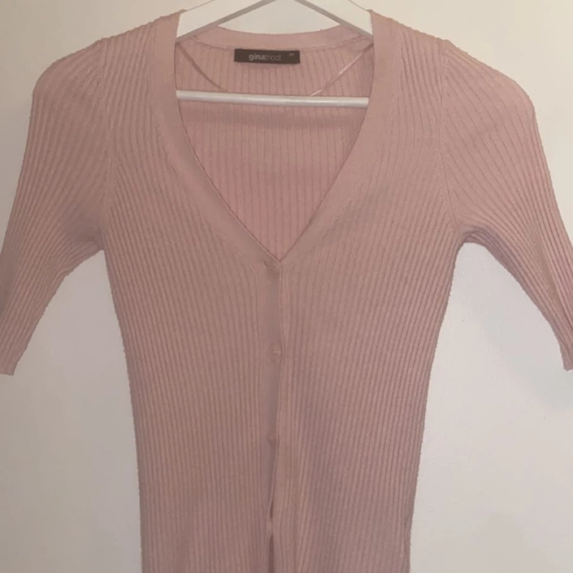 Ljusrosa cardigan 