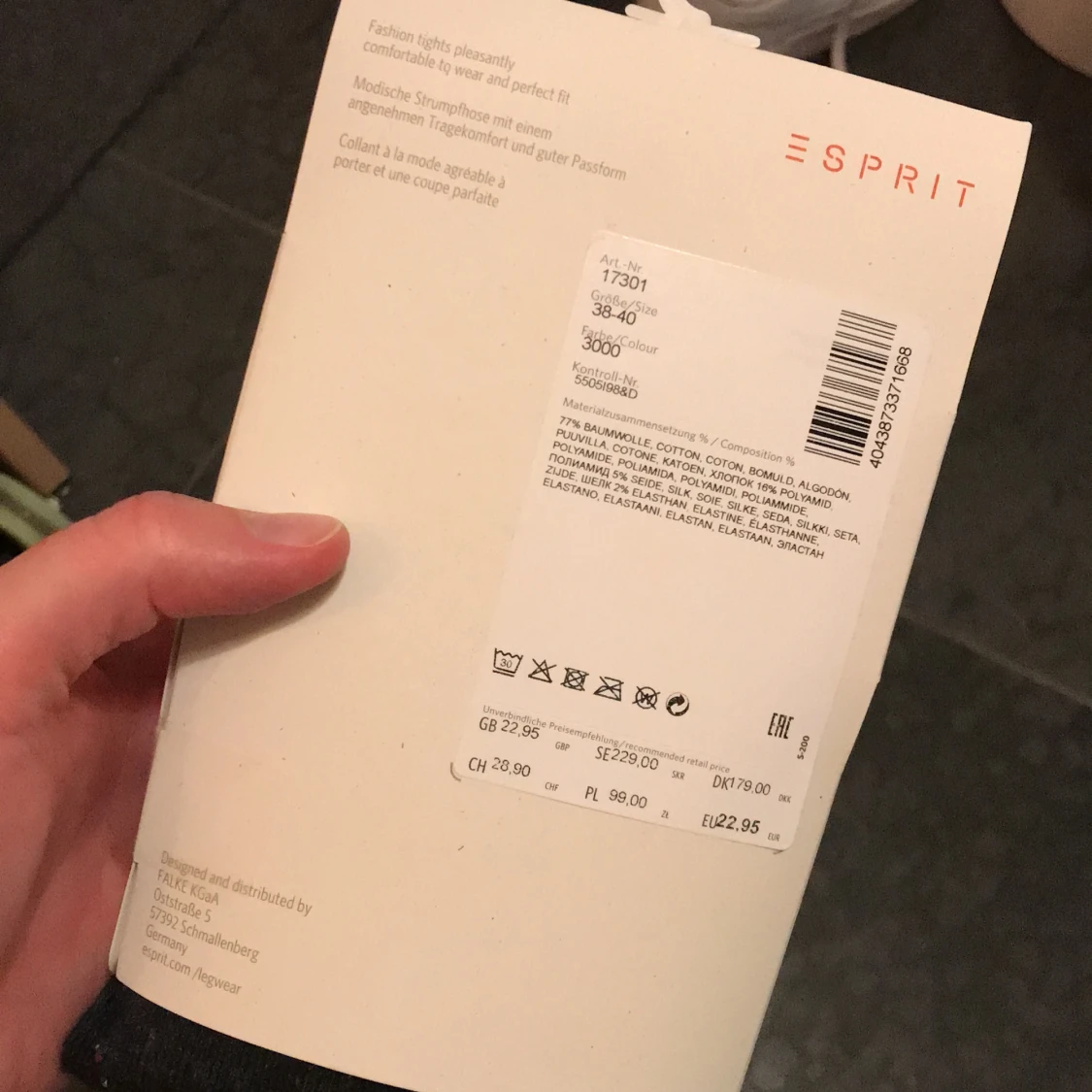 Esprit tights 36-38 NYA - 90