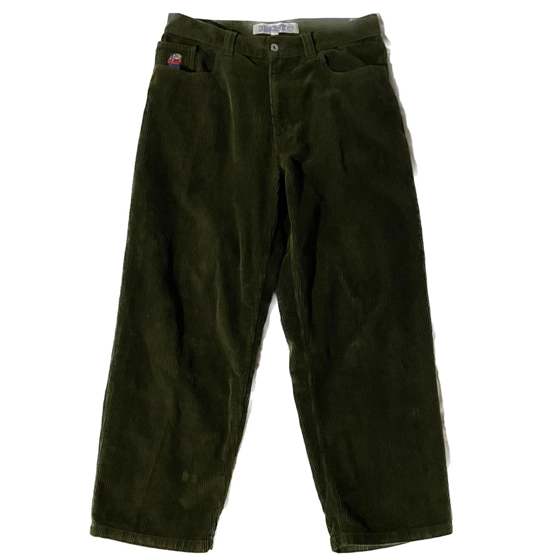 rare olive green big boy cords polar skate co