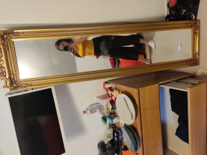 Orange fint linne - Den passar till strett styla och lite casuall