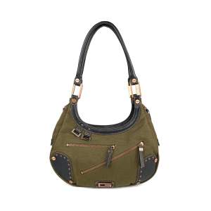 Vintage Y2K 90s 00s Guess shoulder baguette bag in olive green. Few barely visible marks and scratches here and there, nothing major, see pictures. Ask for measurements and full description. No returns  