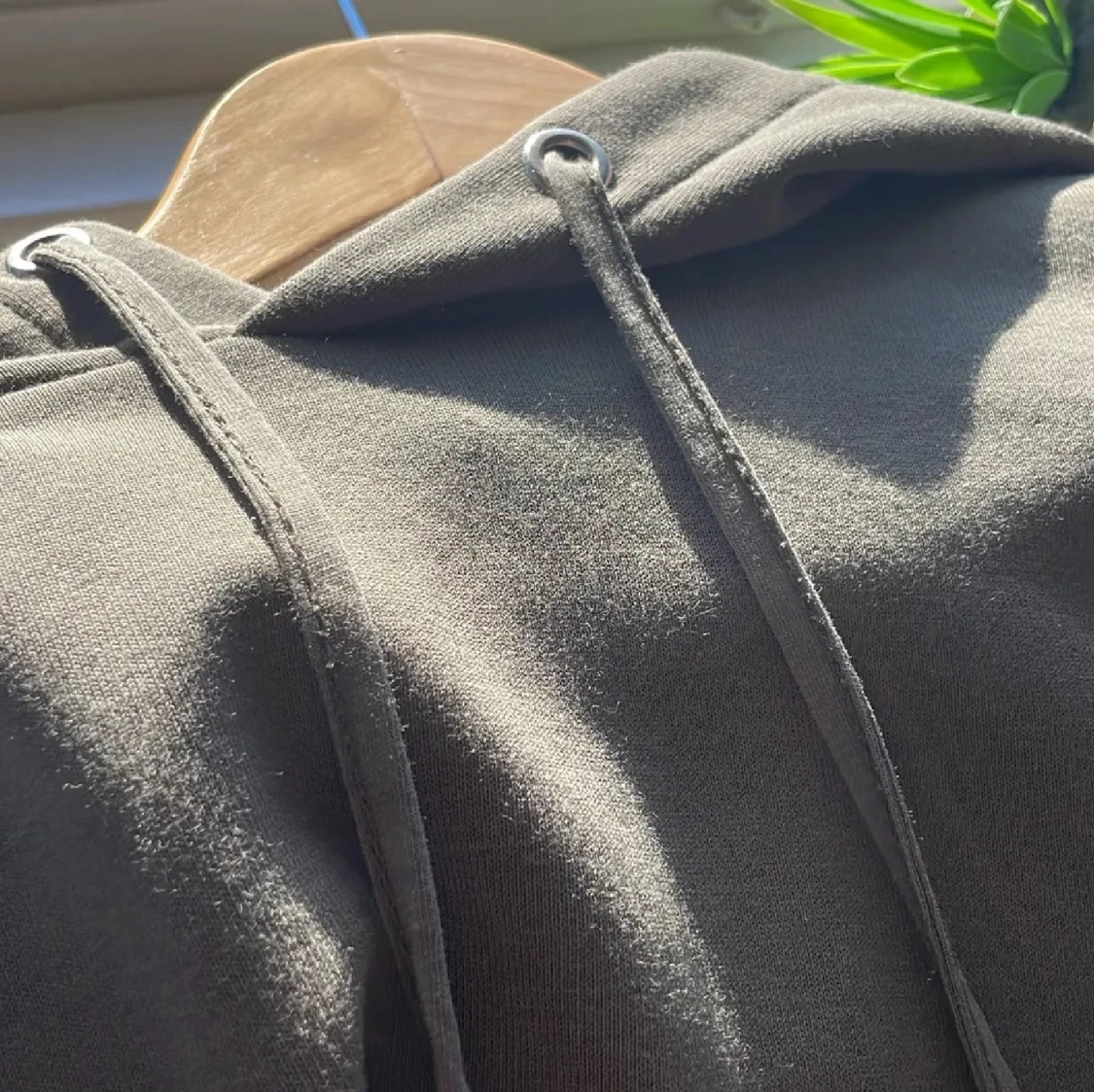 Militär grön hoodie - 91