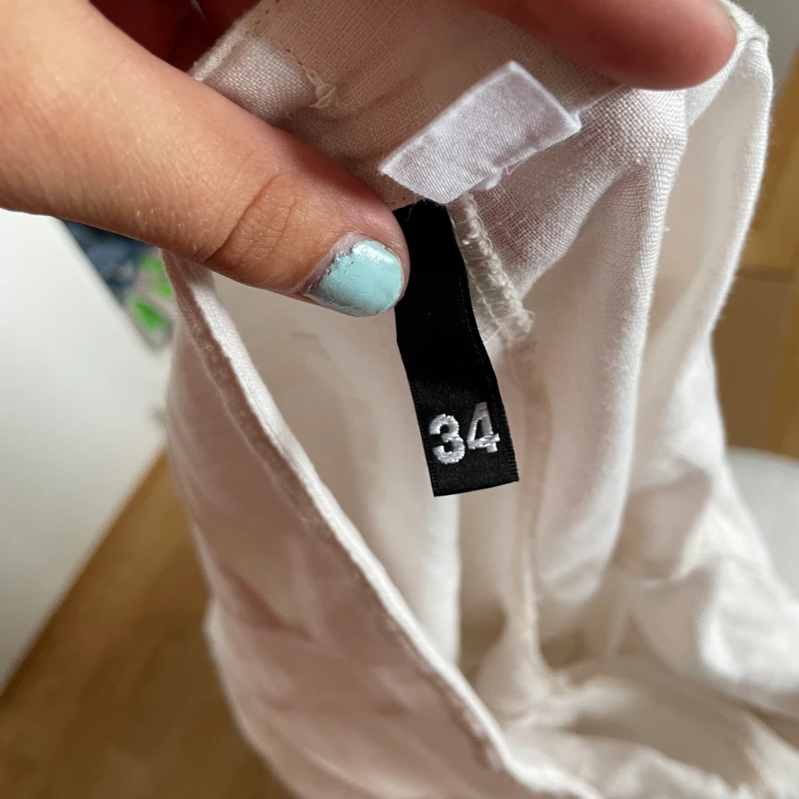 Lågmidjade linnebyxor - 91