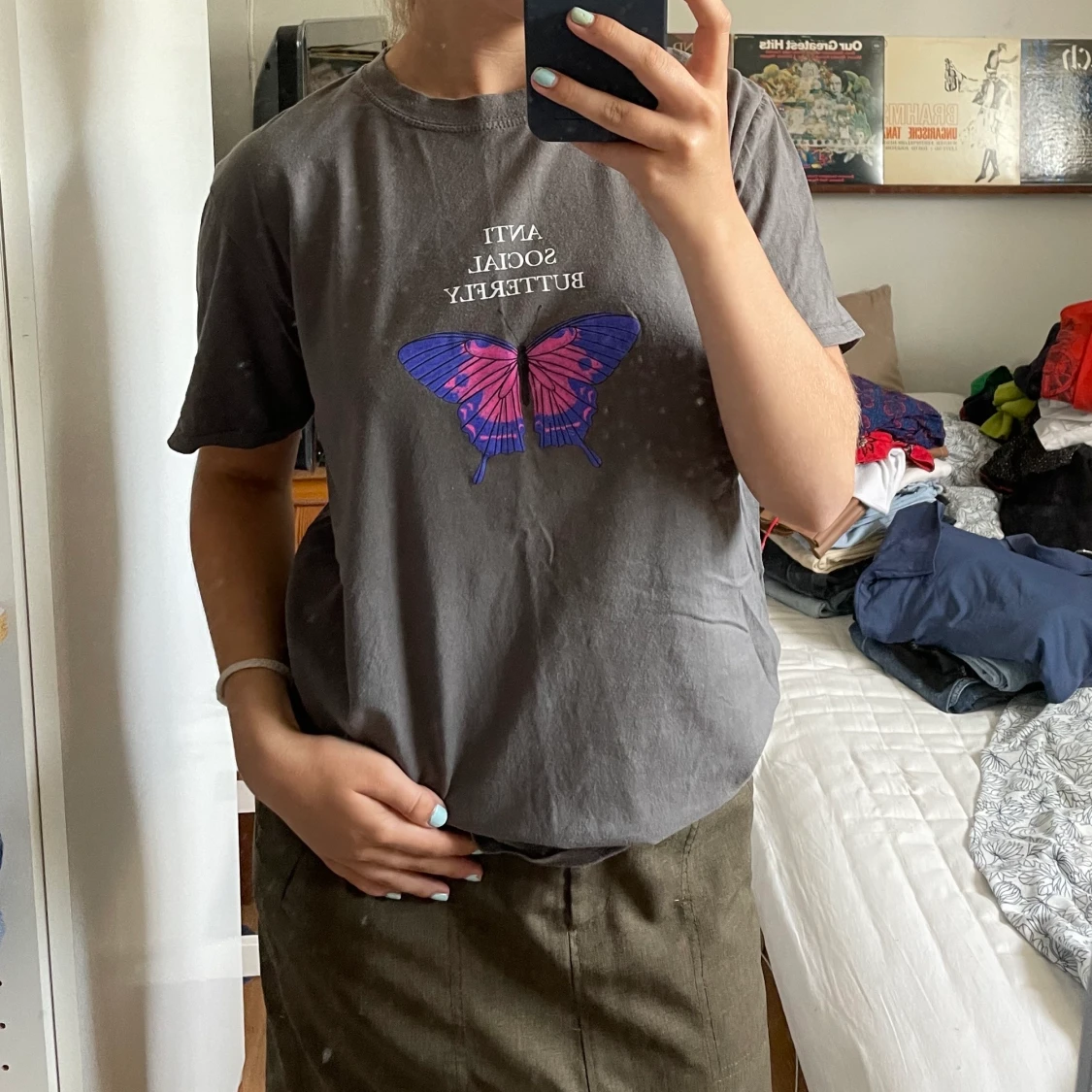 Fjärils t-shirt  - 91