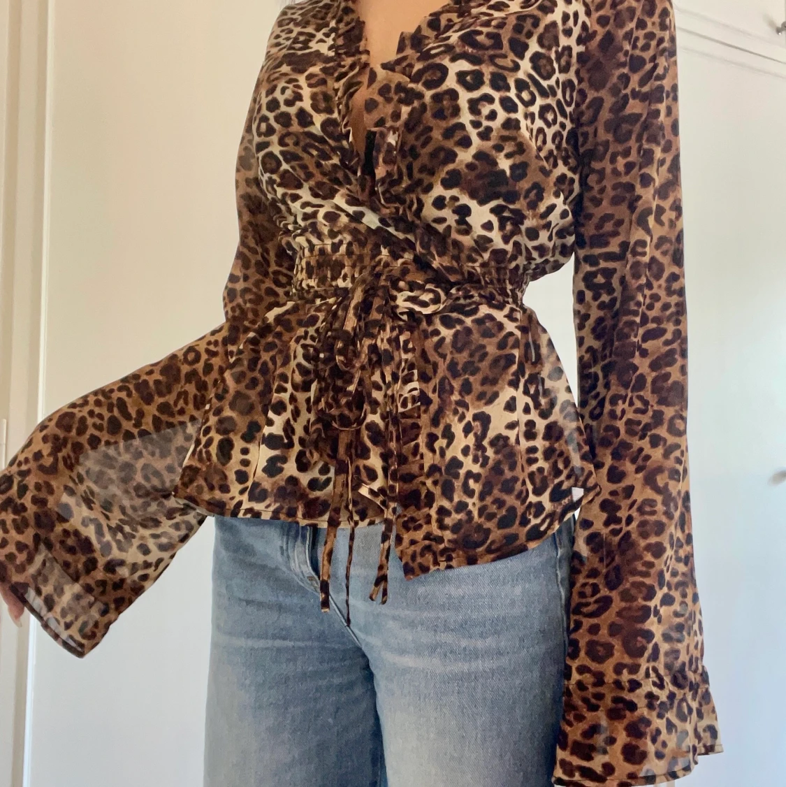 Leopardblus, strl 36