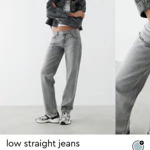 Säljer mina helt nya gråa Gina tricot jeans. Köparen står för frakten!