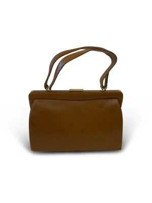 50's Smooth Leather Handbag - 50's Smooth Leather Handbag  -Hazelnut Brown Smooth Leather -Great Condition -One Size  Measurements -Width: 30cm -Depth: 7cm -Height: 20cm