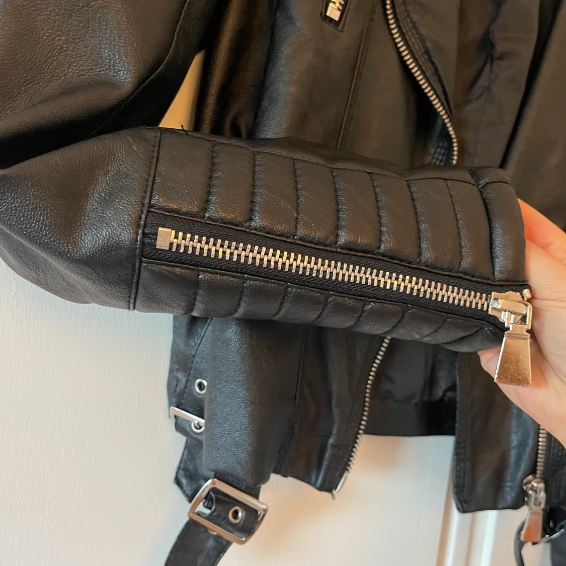 Vintage skinnjacka  - 90