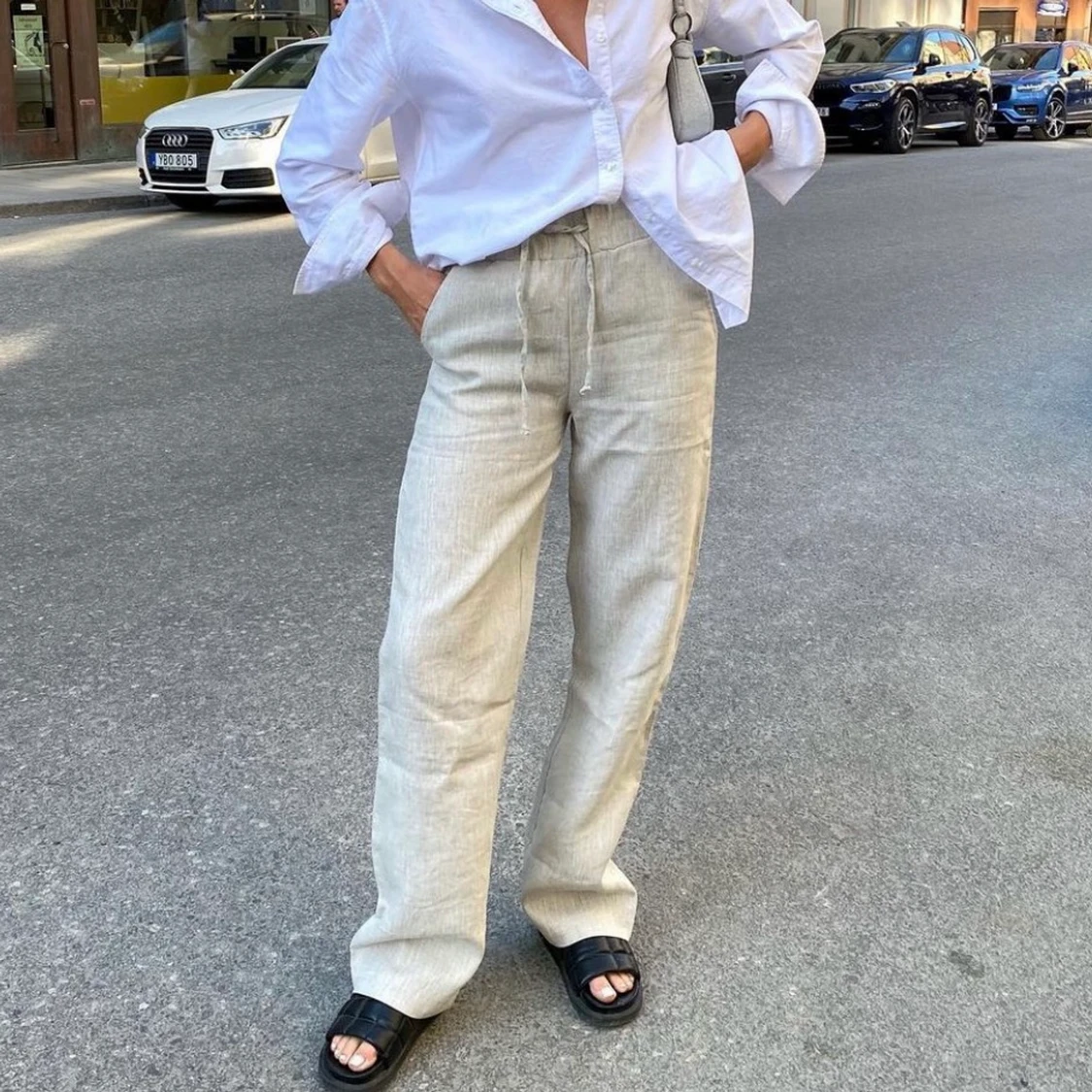 Adsgn Linnebyxor - 90