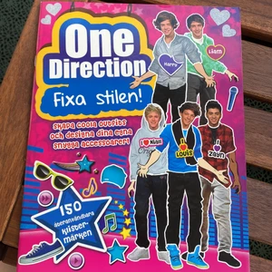 One direction pysselbok - Oanvänd bok om one direction
