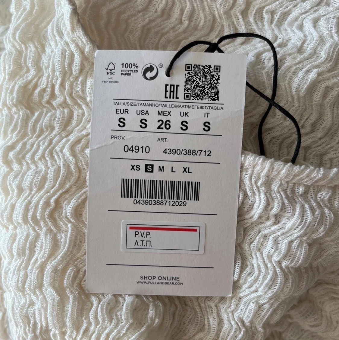 Vit klänning   - 91