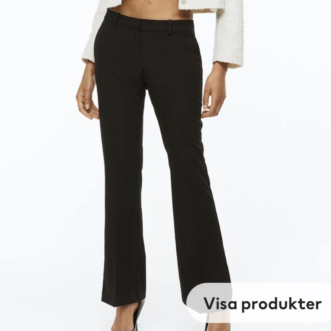 Helt nya lågmidjade kostymbyxor