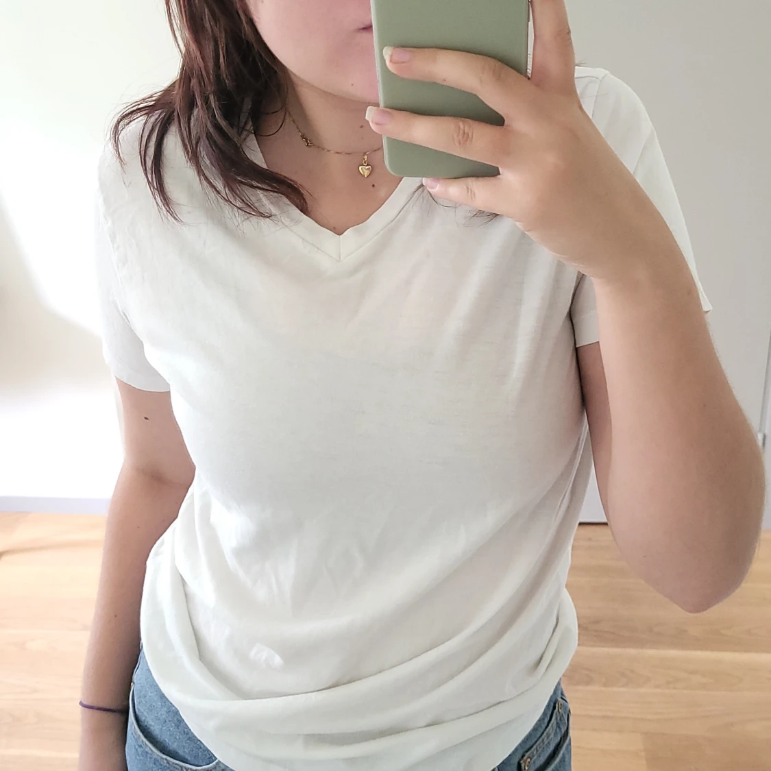 Simple Basic White/vit tshirt