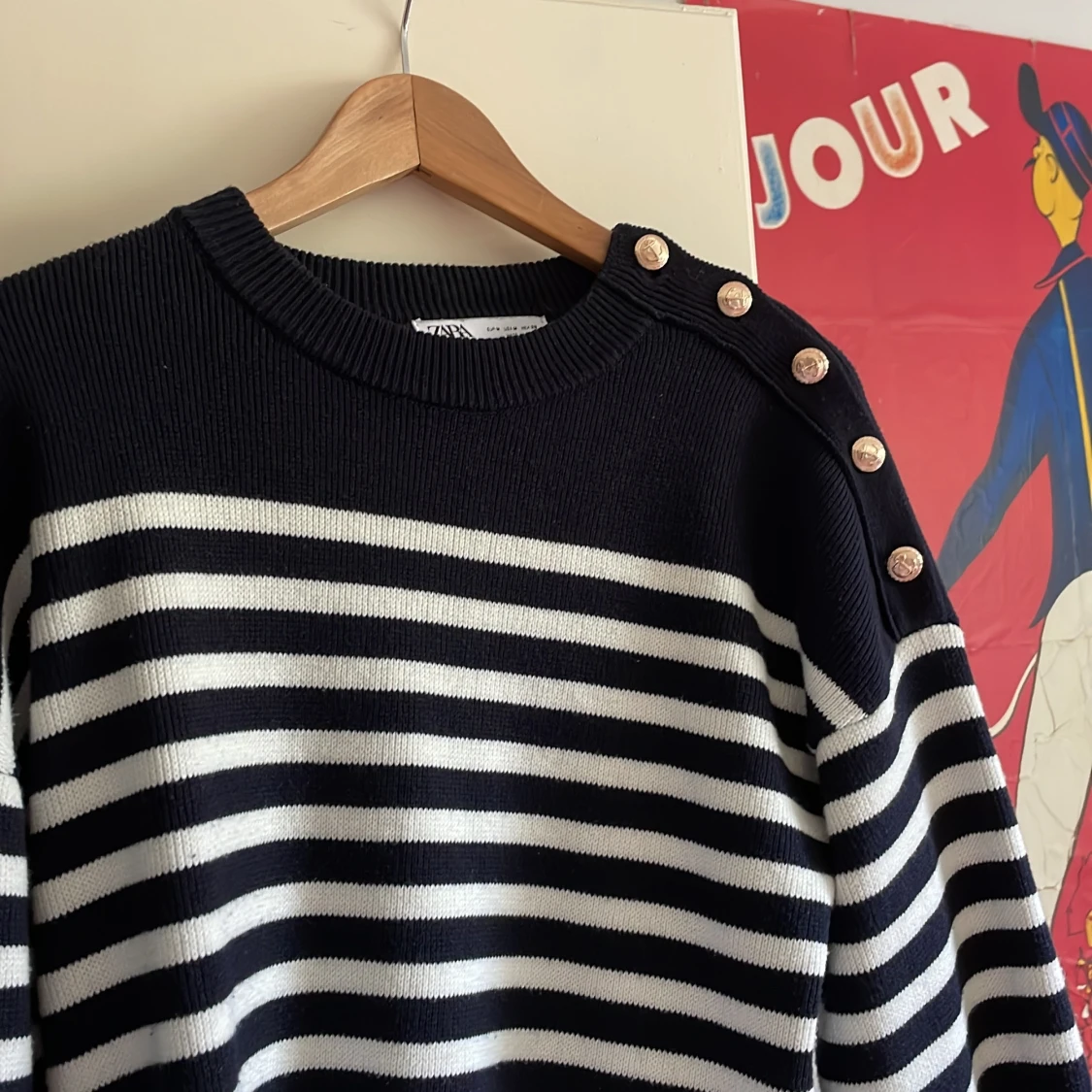 Randig tröja Zara - 90