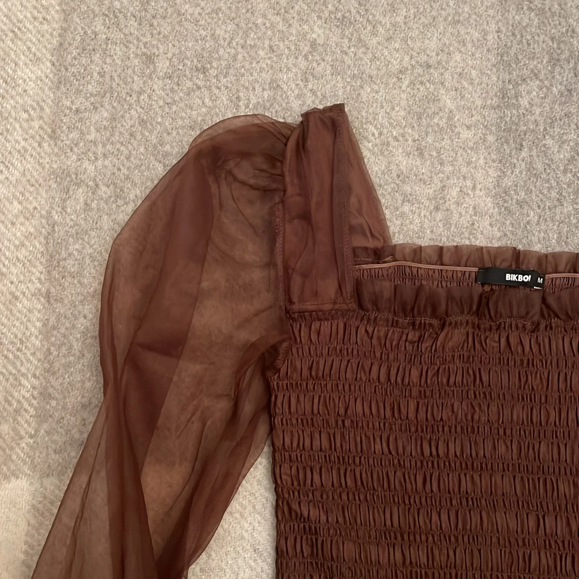 Brown Ruffle Top - 91