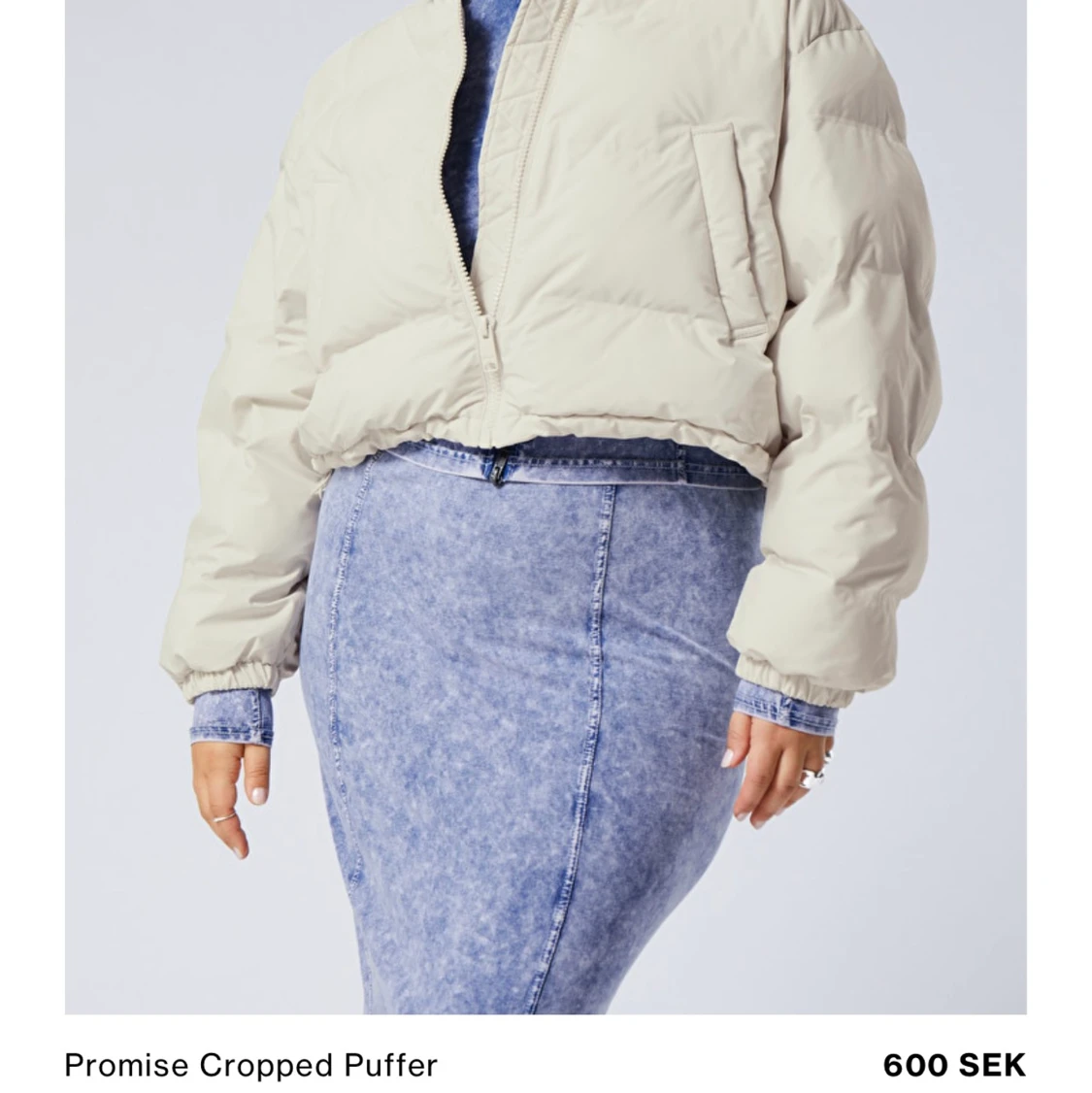 Croppad Pufferjacka - 91