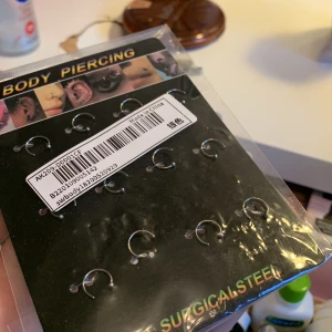 Näspiercingar fake  - Fake näspiercingar ej använda 
