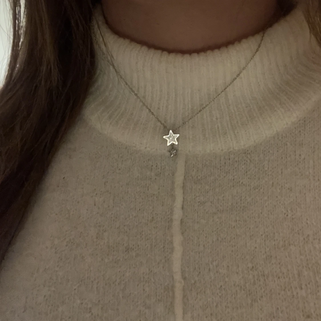 Silver halsband - 90