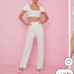 Linnebyxor från Nelly x bianca  - Oanvända superfina linnebyxor från Nelly by Bianca i strl 36!