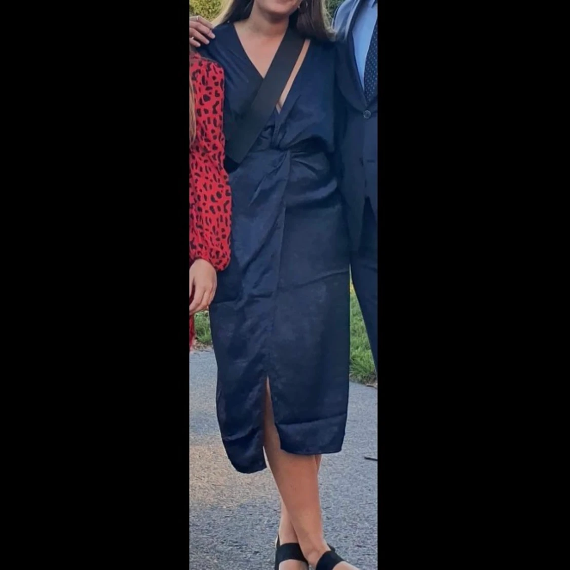 Blå Siden Klänning Bubbleroom - 90