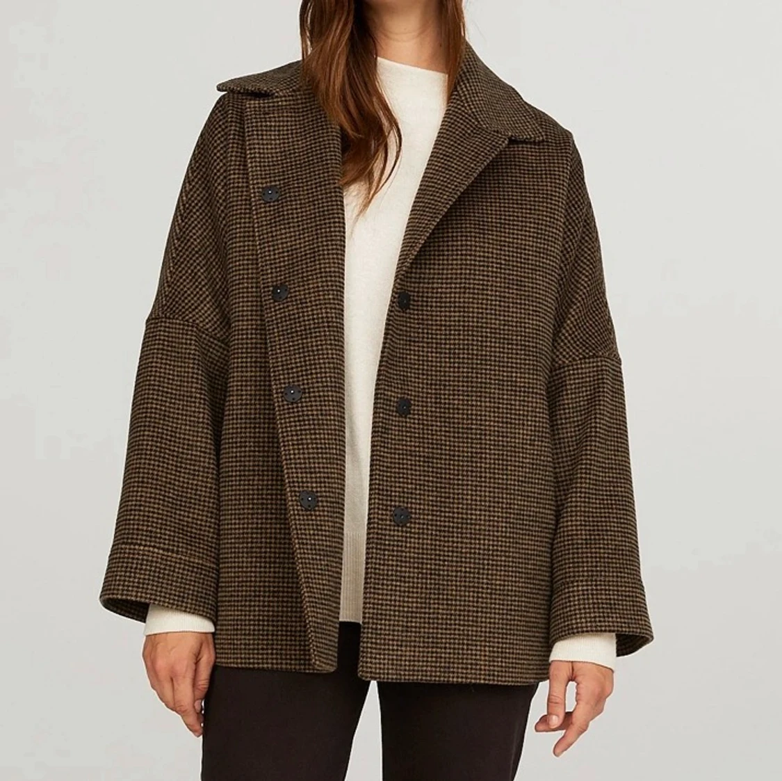 Brun och svart vår/höstjacka från Dobber