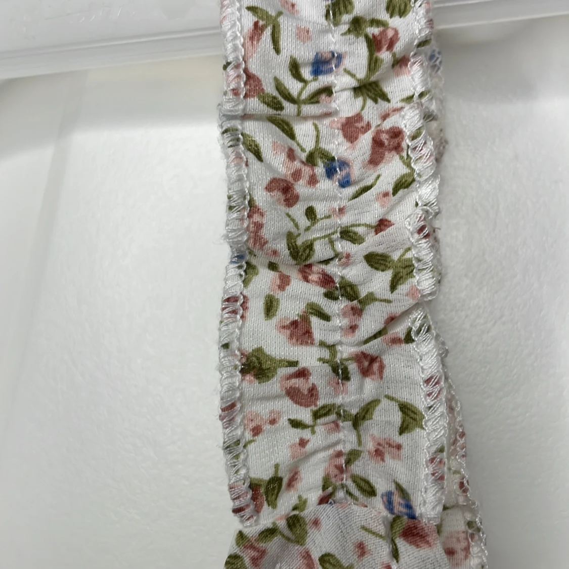 En blommig volangtopp i storlek XS/S❤️👚 - 91