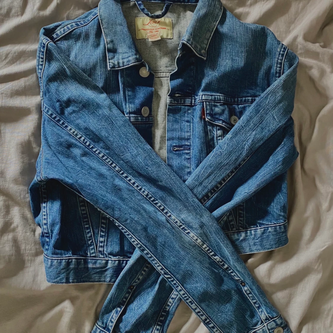 Blå Levis jeansjacka 