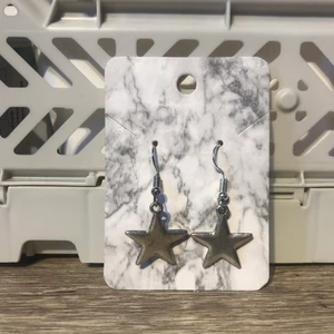 Handgjorda stjärnörhängen - Nya örhängen aldrig andhämtning nyckel fria krokar