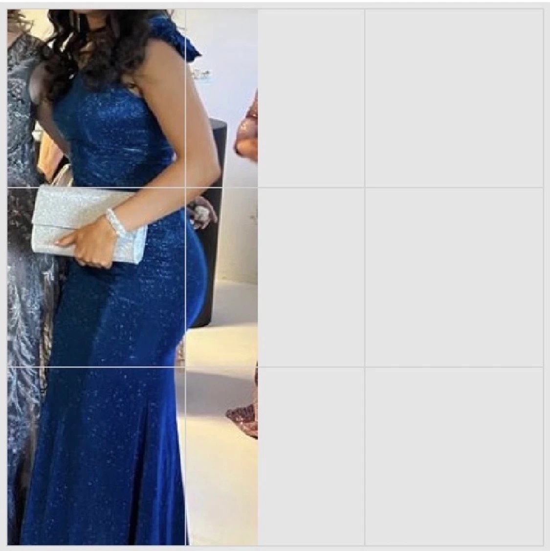 Blå klänning  - 91