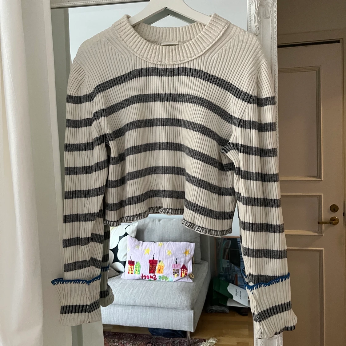 Stickad randig tröja från HM studio 2021 - 90